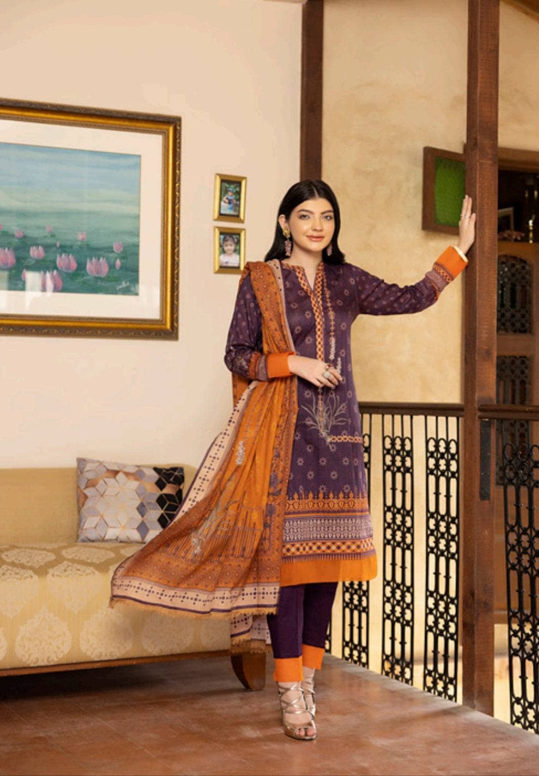 Salina Printed Lawn Lawn Pakistani Suit Salina Printed Lawn By Regalia/Lawn Dupatta