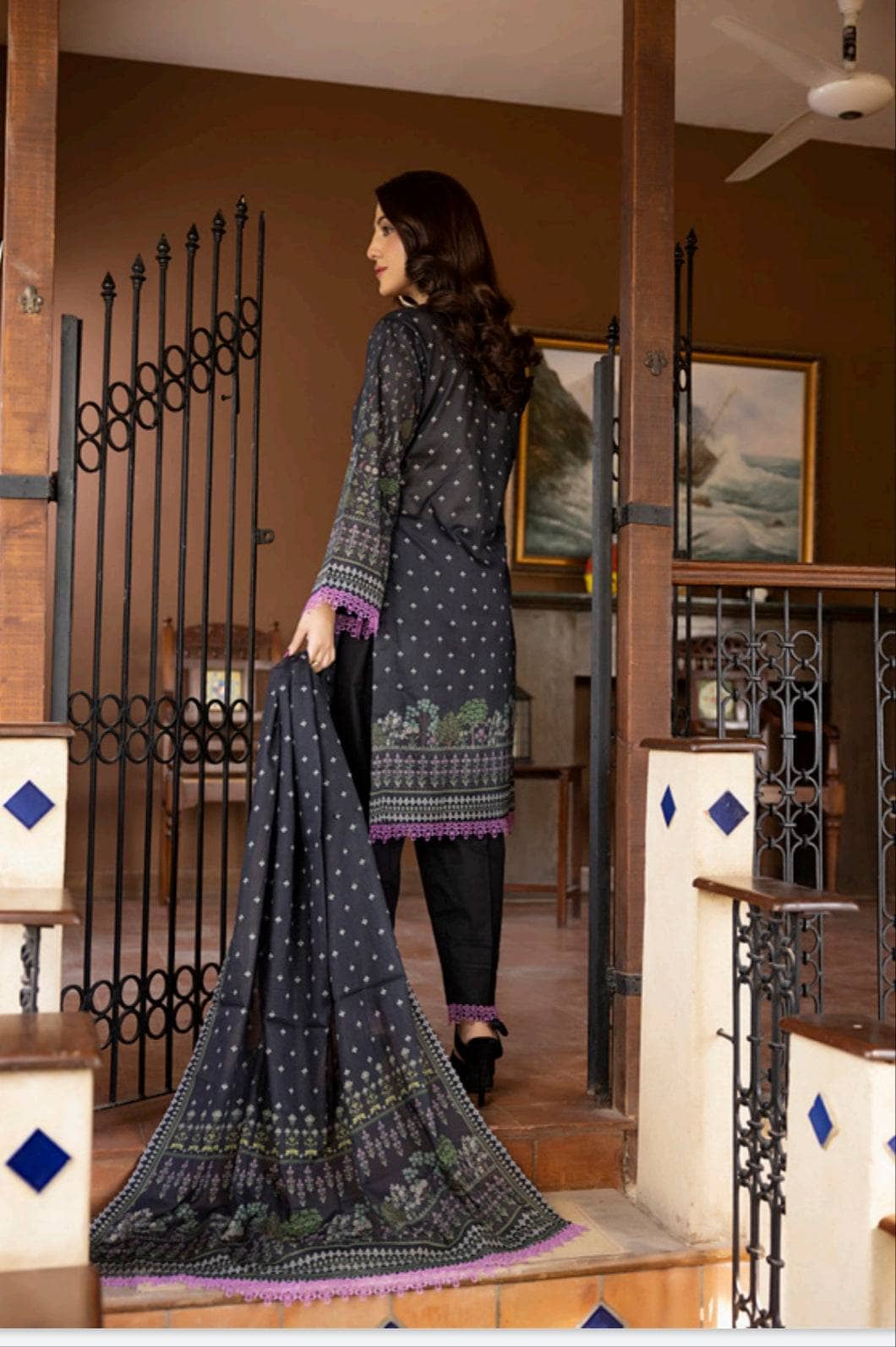 Salina Printed Lawn Lawn Pakistani Suit Salina Printed Lawn By Regalia/Lawn Dupatta