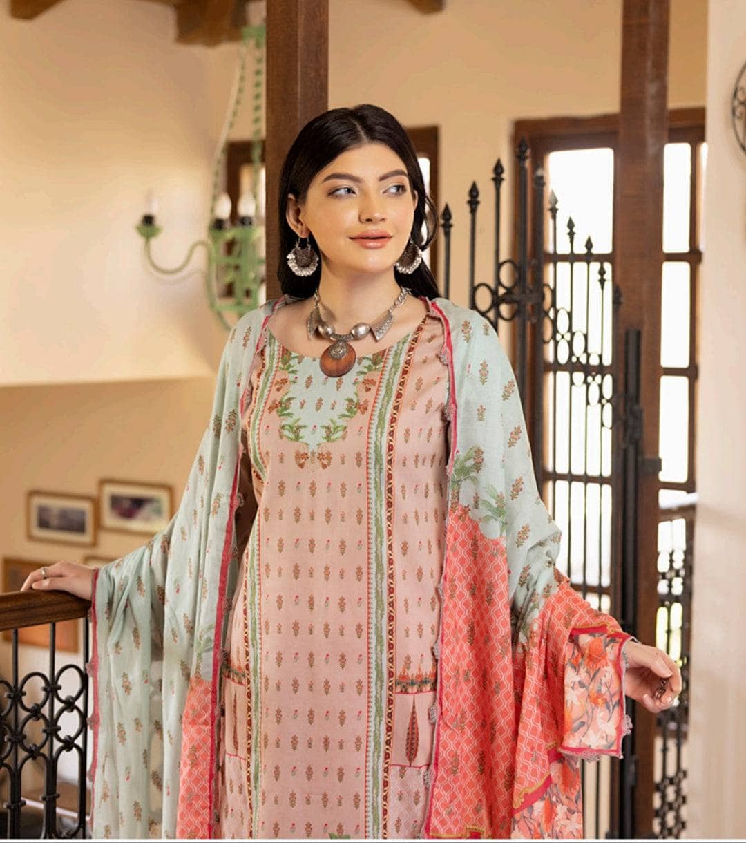 Salina Printed Lawn Lawn Pakistani Suit Salina Printed Lawn By Regalia/Lawn Dupatta