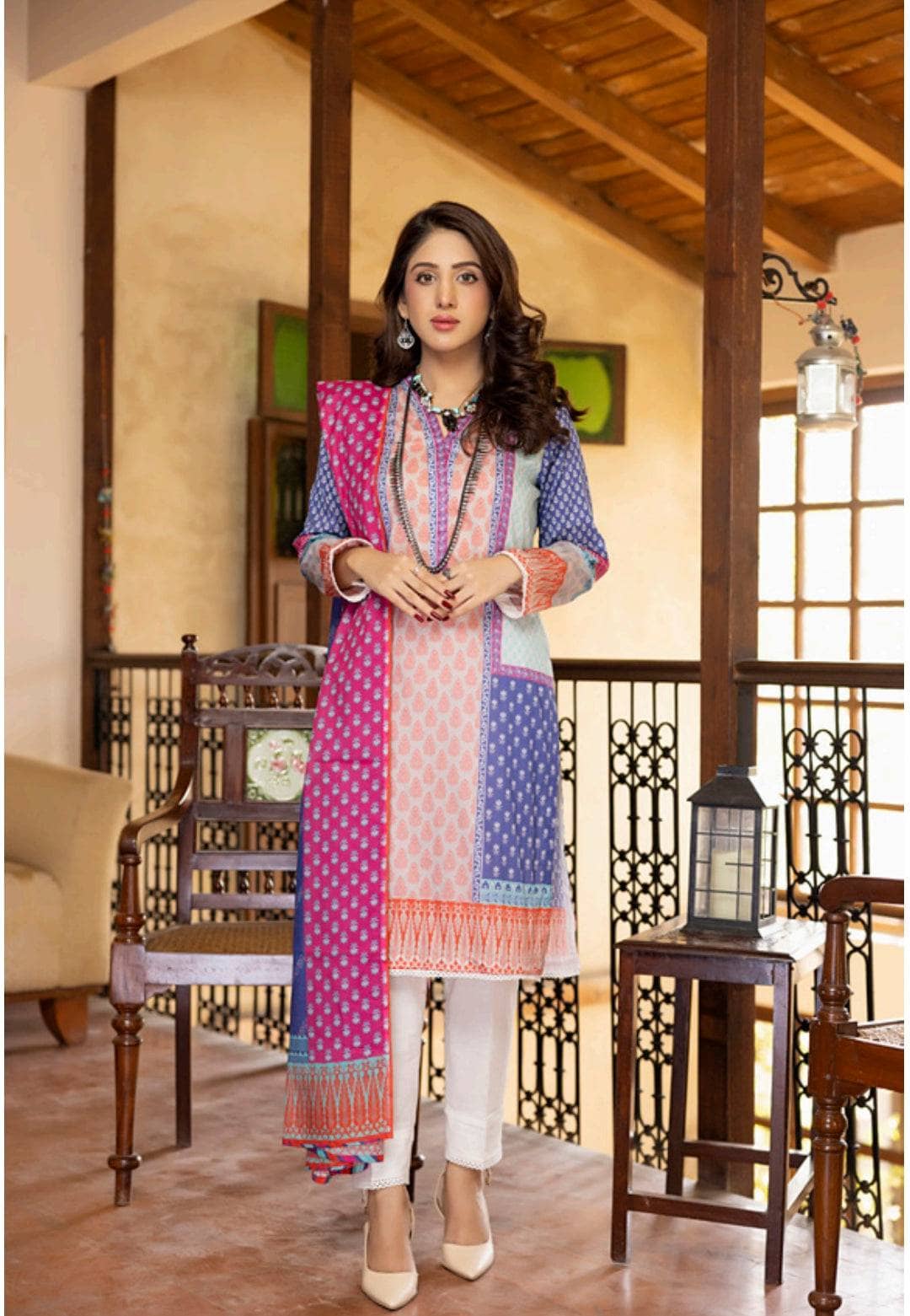 Salina Printed Lawn Lawn Pakistani Suit Salina Printed Lawn By Regalia/Lawn Dupatta