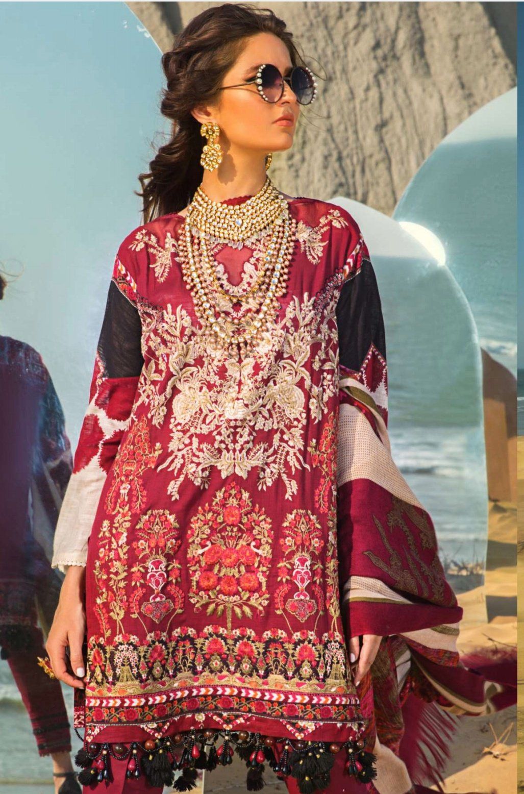 Sana Safinaz Shawl Collection/9A