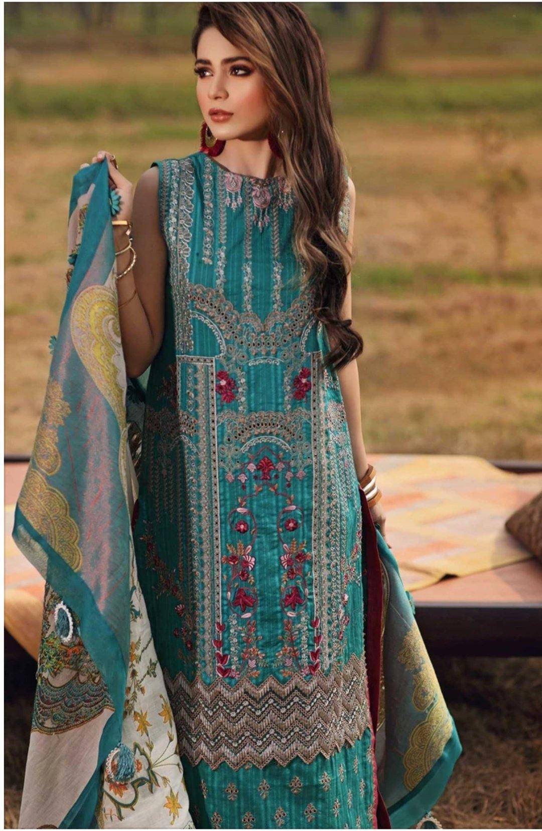Shiza Hassan Lawn/07-B SOFT SPRING - AWWALBOUTIQUE