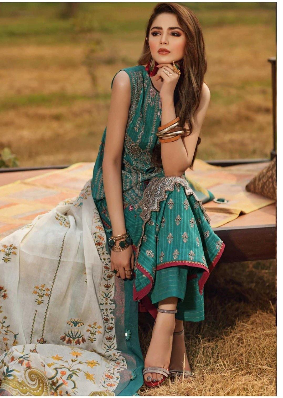 Shiza Hassan Lawn/07-B SOFT SPRING - AWWALBOUTIQUE