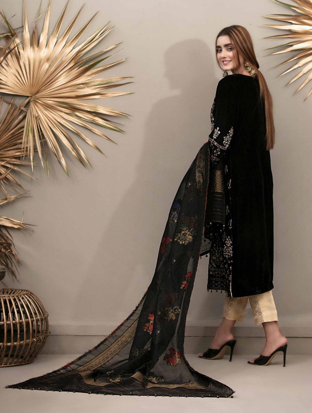 Restocked/Tawakkal Velvet Collection/Semi Stitched - AWWALBOUTIQUE