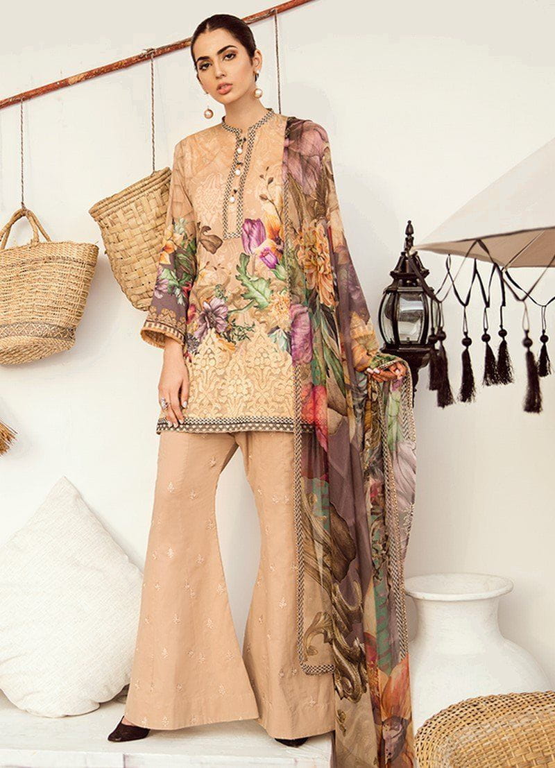 Iznik Chinon Lawn Collection Vol 3 – 08 Warm Sand