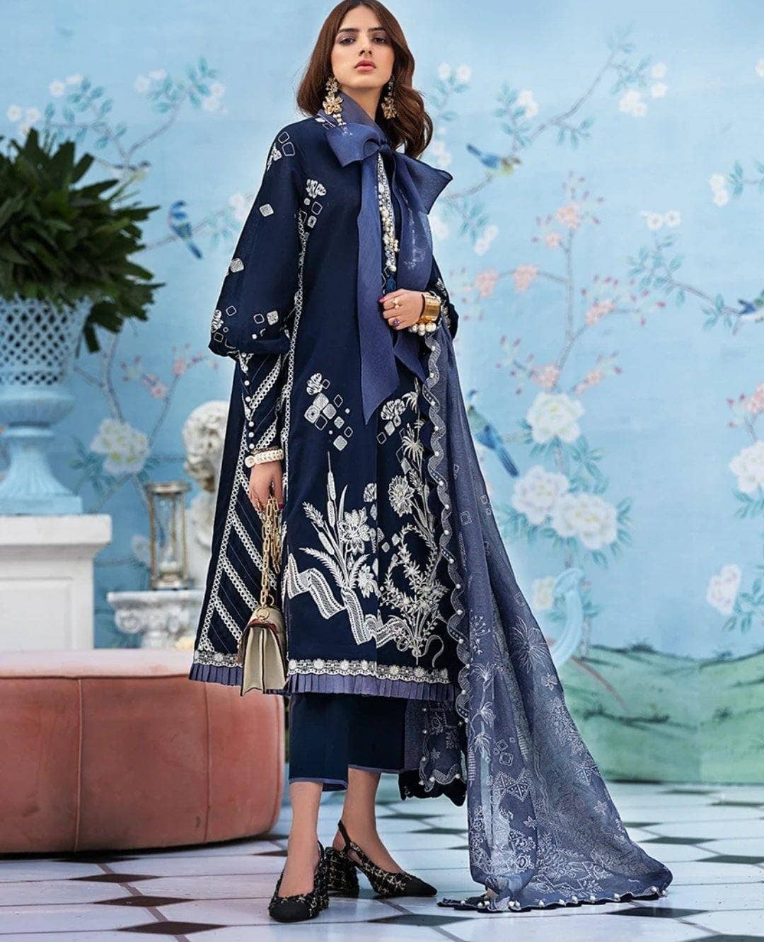 Zaha Lawn 2020/Jacinta/3Pc - AWWALBOUTIQUE