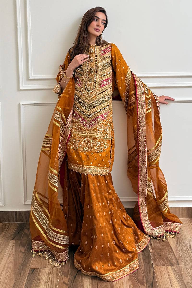 Mohsin Naveed Ranjha 25/Makhfi/Shaadi Collection/Ranjish/Orange