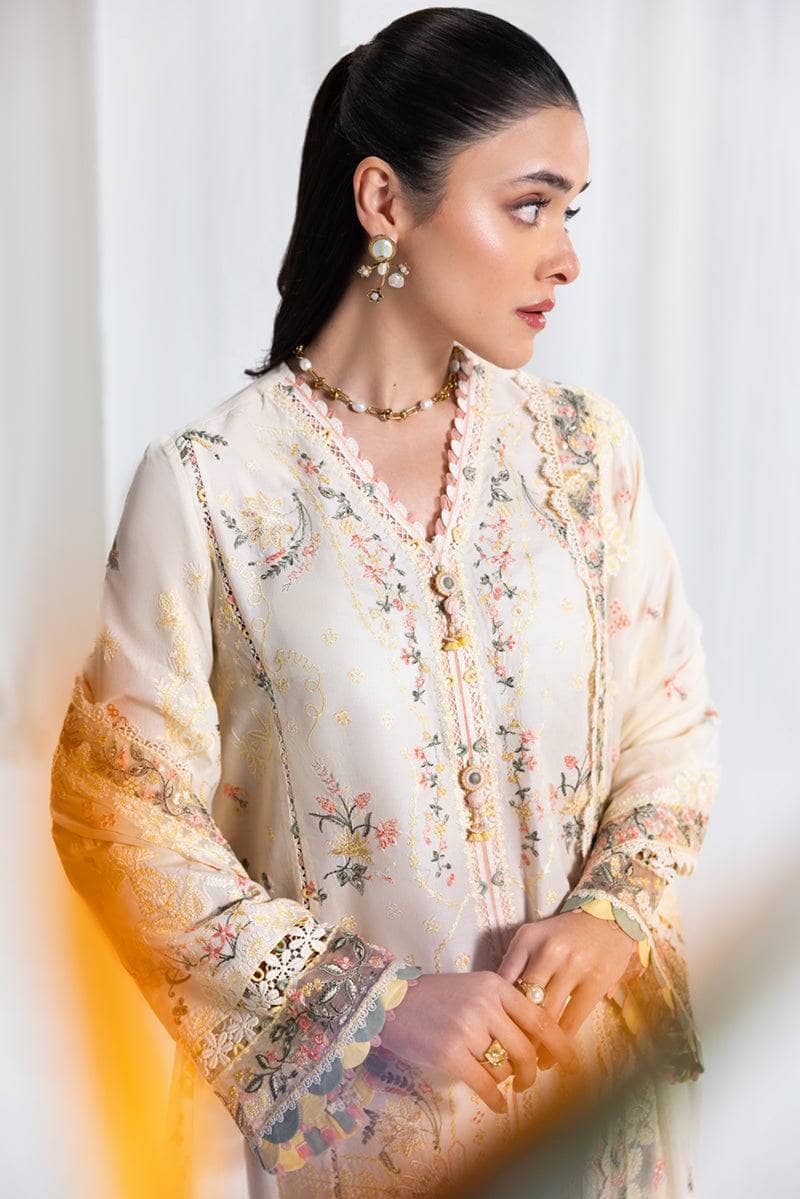 Qalamkar Luxury Lawn Eid Looks/Vol 2/SB-01 Rina