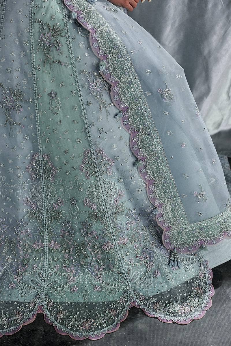 Qalamkar Elirah Wedding Formals 25/Hand Work/MF-08 SERENE AQUA