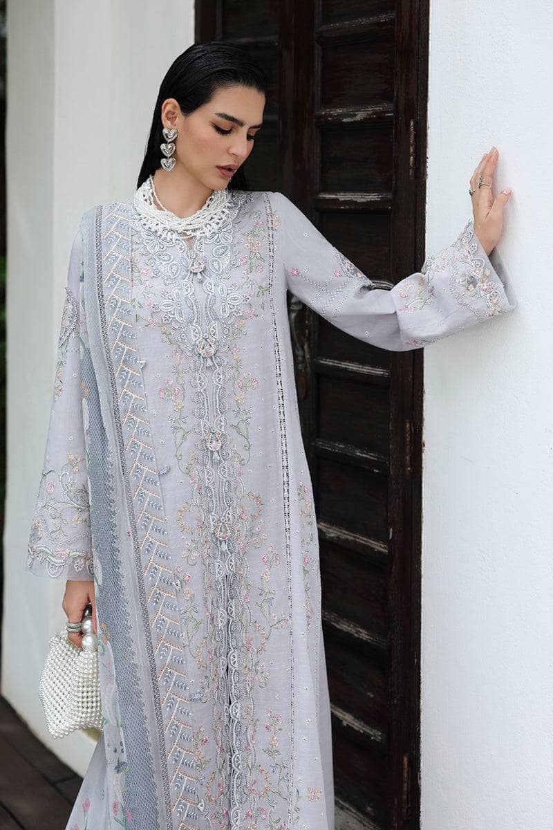 Qalamkar Q Line Linen 25/Haze/KL 02