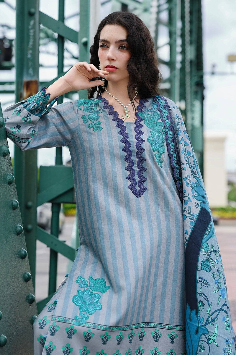 Restocked/Charizma Combination Linen/Embroideried Irish Linen Shawl