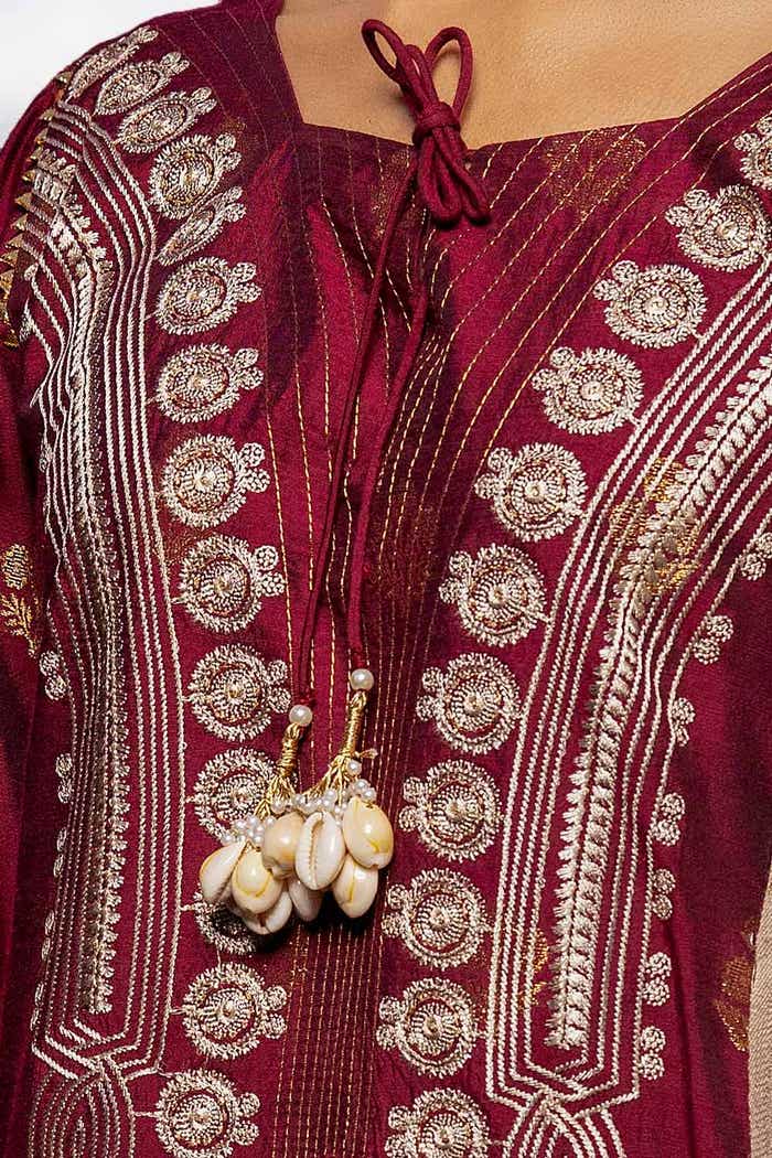 Gul Ahmed Winter 24 Vol 2/Pashmina Jacquard/AP42019