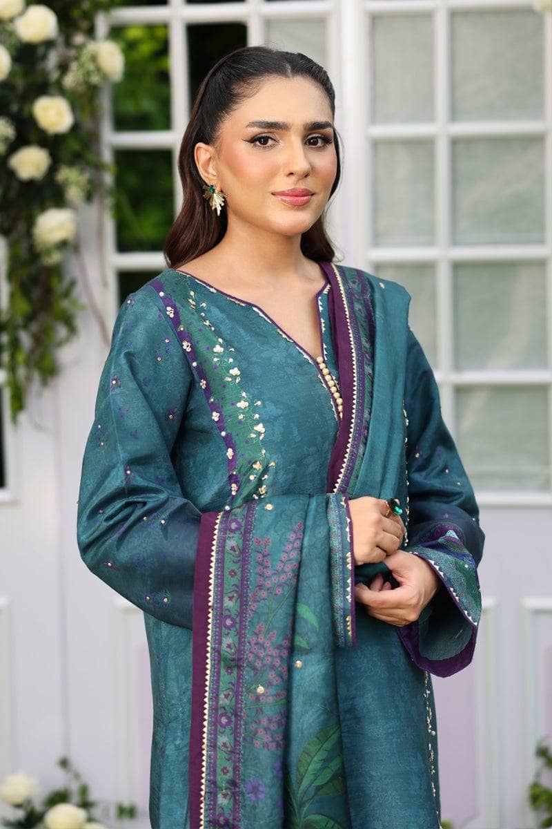 Rang Rasiya Luxe Silk/Hand Work/Behnaz/Peacock