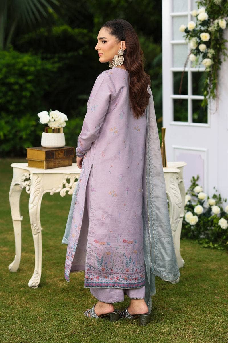 Rang Rasiya Luxe Silk/Hand Work/Irsia/Lavender