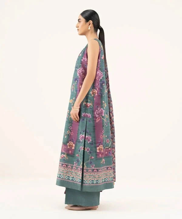 Sapphire Fall Winter 25/Printed Khaddar Suit/0U3PDY25V85B