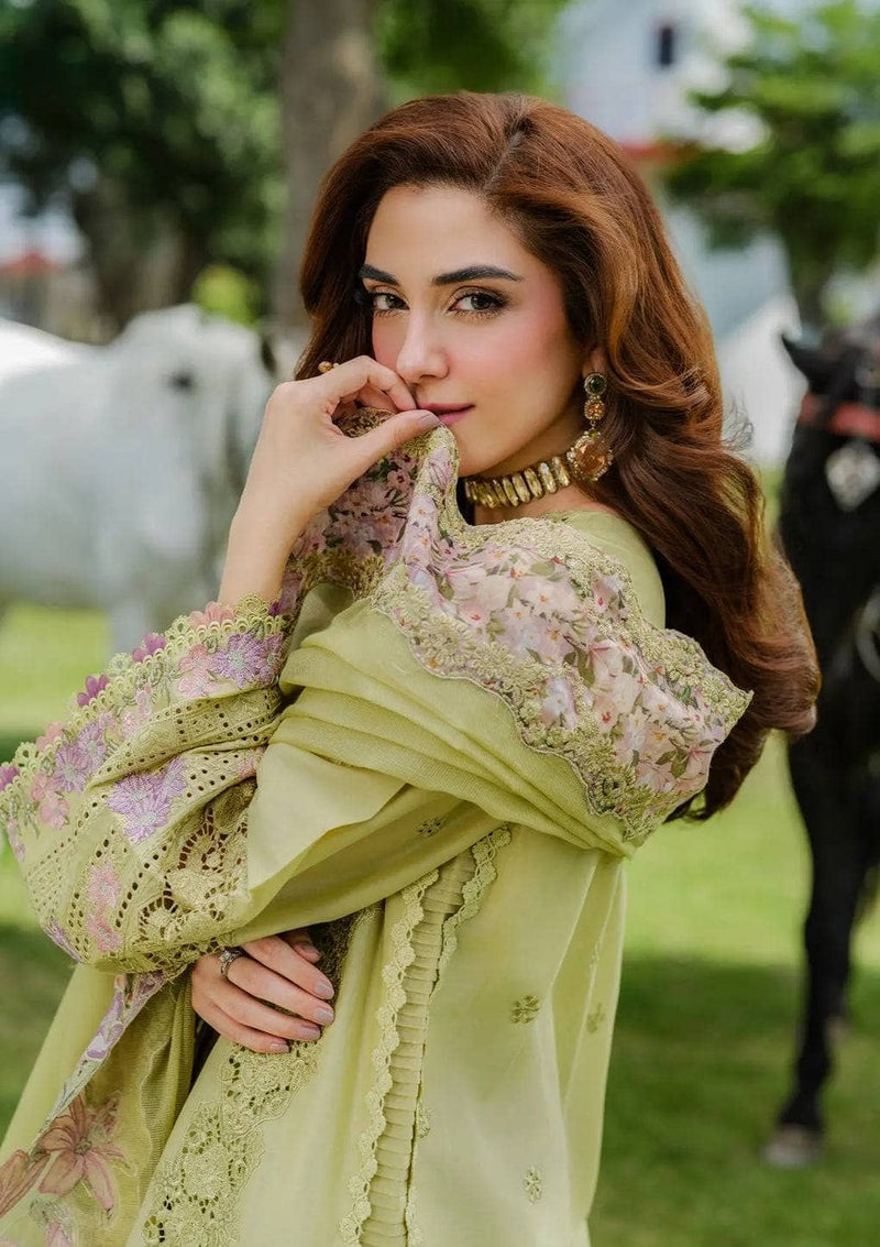 Elaf Luxury Lawn 25/ELH-1A PISTACIA/Apple Green