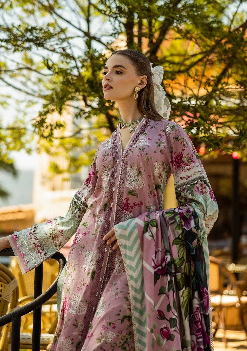 Restocked/Elaf Chikankari/ELK-05B FIA/Tea Pink