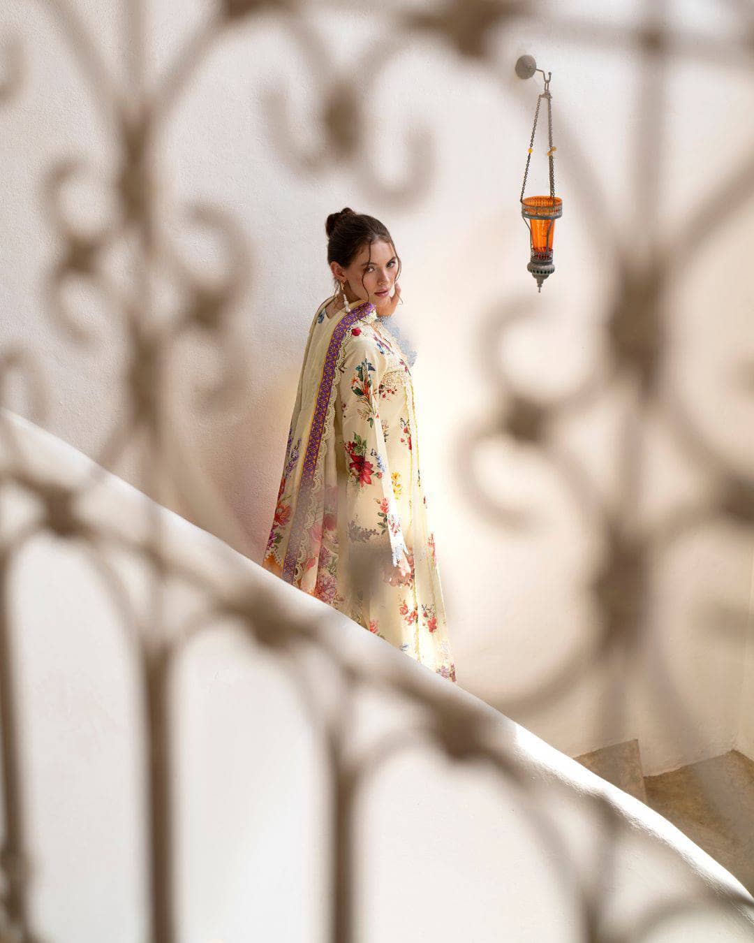 Restocked/Afsana Lawn by Nofha Official/Moonlight/Silk Dupatta