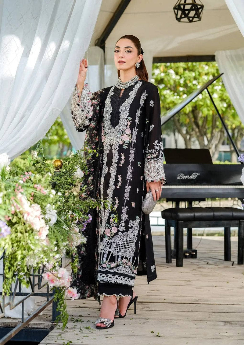 Elaf Luxury Lawn 25/ELH-6A SERENA/Black