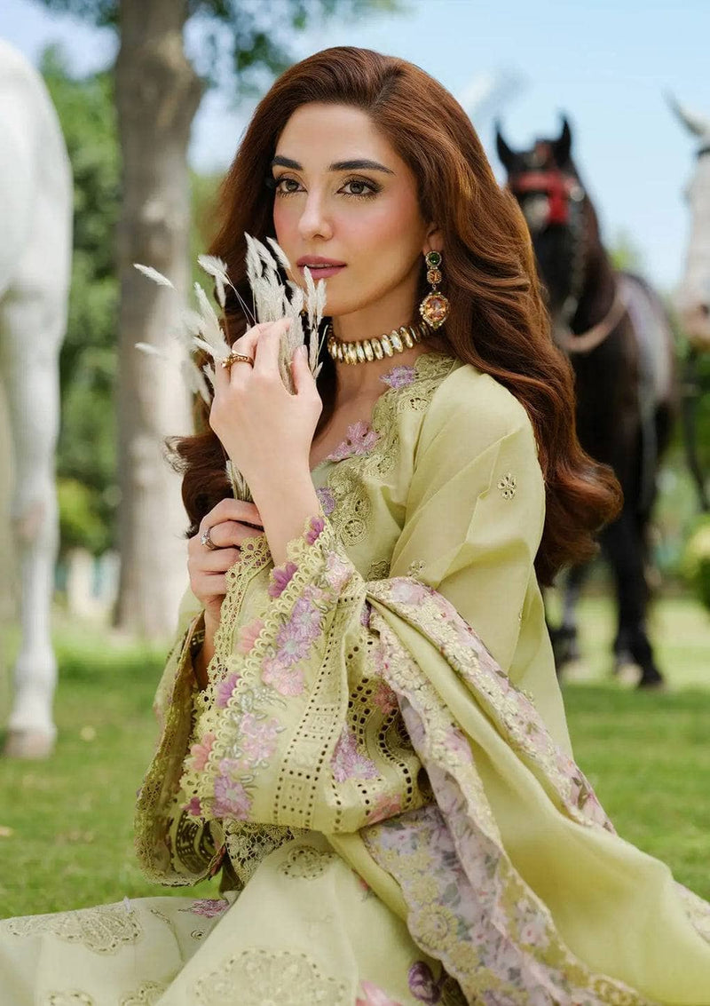 Elaf Luxury Lawn 25/ELH-1A PISTACIA/Apple Green