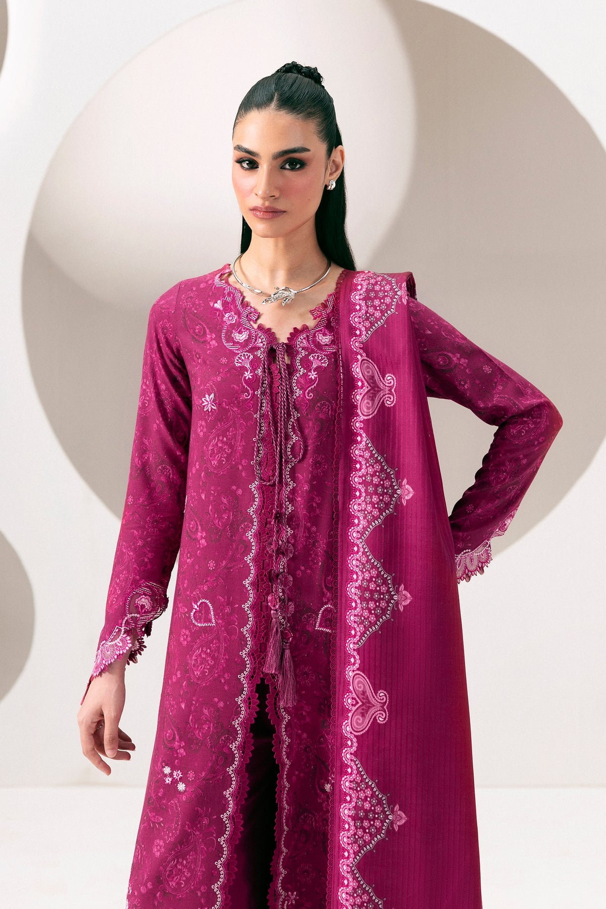 Qalamkar Q Print Winter 26/QPW-01 (B) Kaira