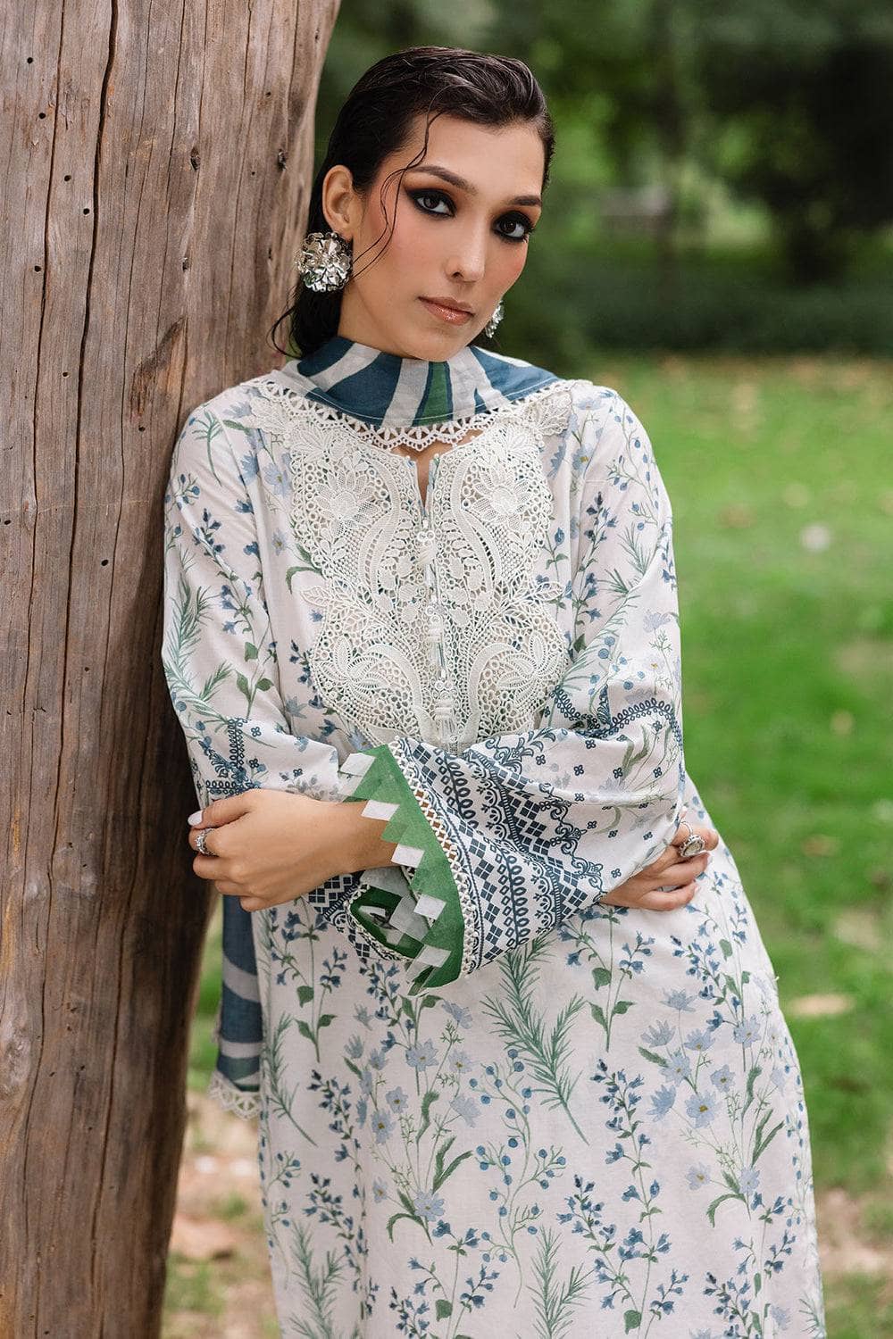 Restocked/Nureh Daily Delight Chikankari Lace Collection