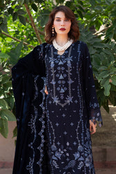 Nureh Exclusive Luxury Formals/Velvet Embroideried Shawl/NE 180