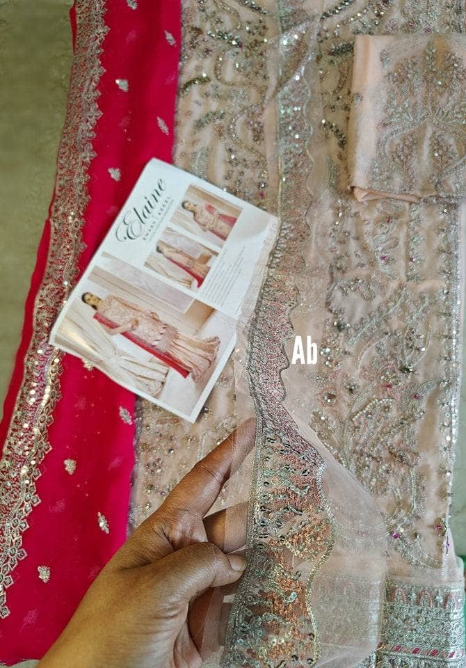 Open Pic/Emaan Adeel Chiffon/Elaine/El 10