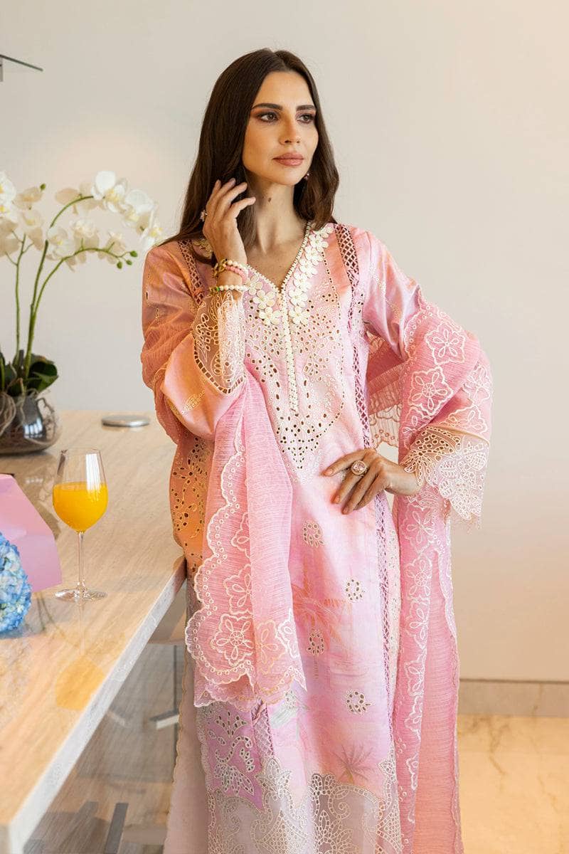 Rang Rasiya Carnation Lawn/Freesia/Ombre Pink