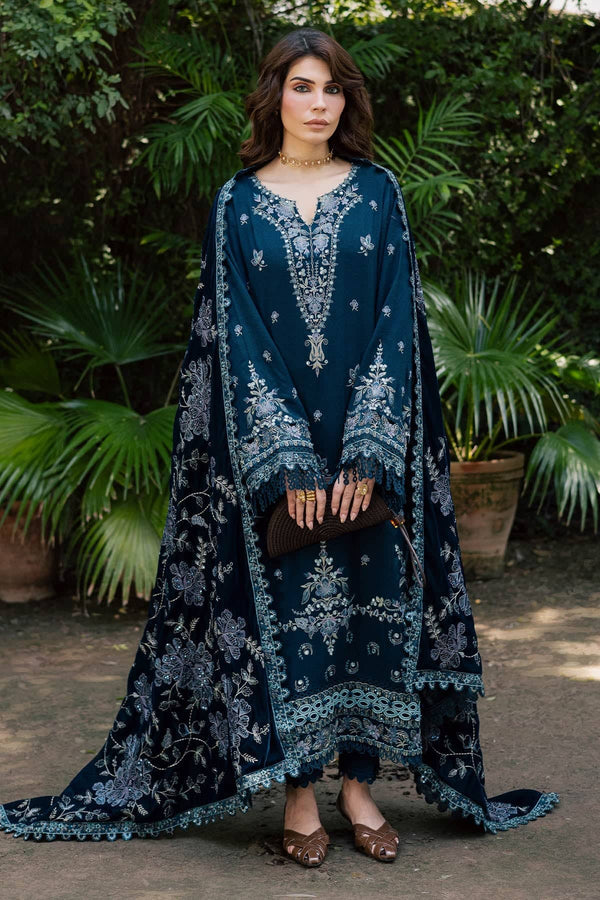 Nureh Exclusive Luxury Formals/Velvet Embroideried Shawl/NE 183
