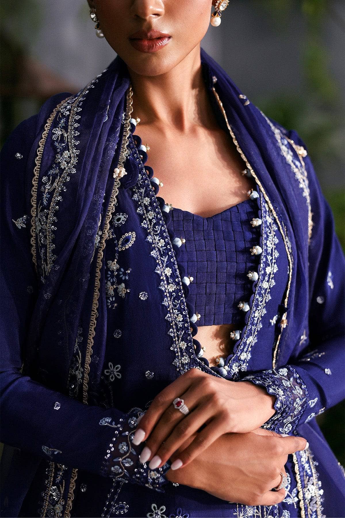 Afrozeh La Fuchsia 25/Maison/04/Navy Blue