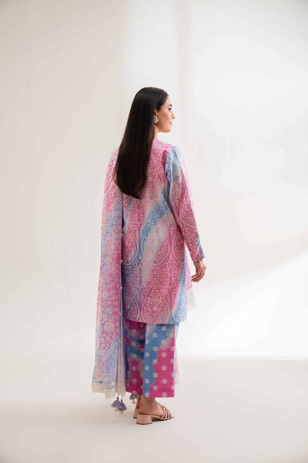 Nishat 3 Piece -Digital Printed Embroidered Suit - 42501624