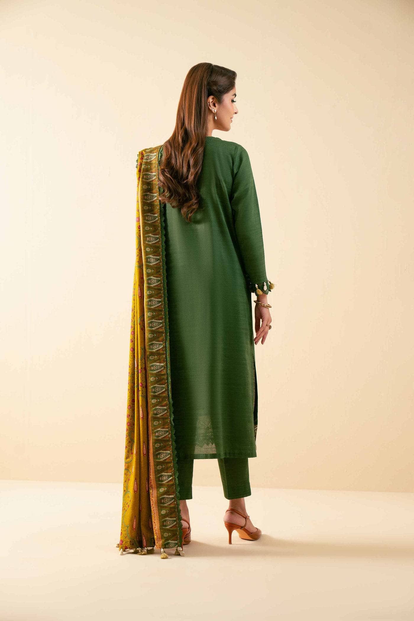 Nishat Winter 25/Printed Embroidered Suit - 42502689/Khaddar