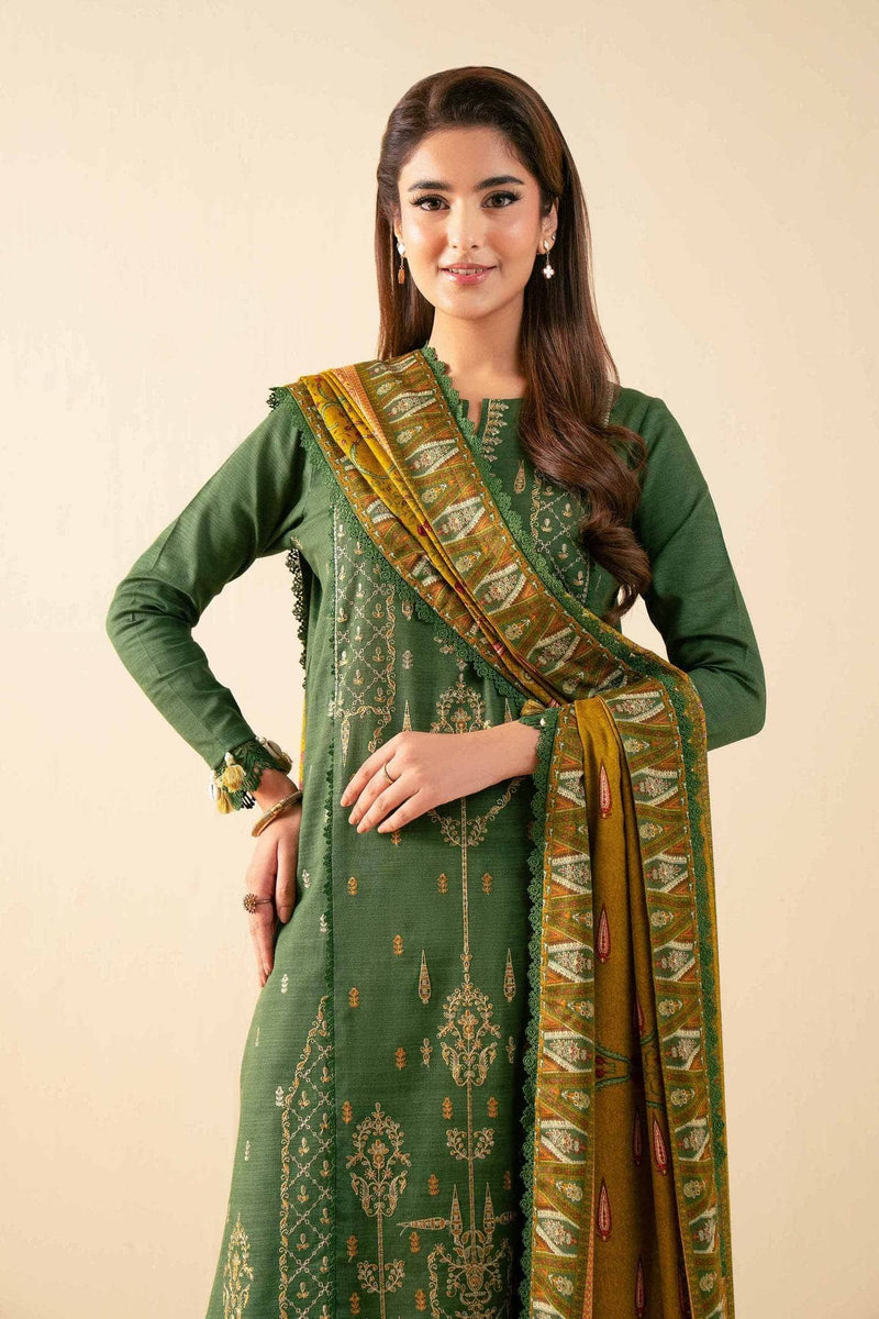 Nishat Winter 25/Printed Embroidered Suit - 42502689/Khaddar