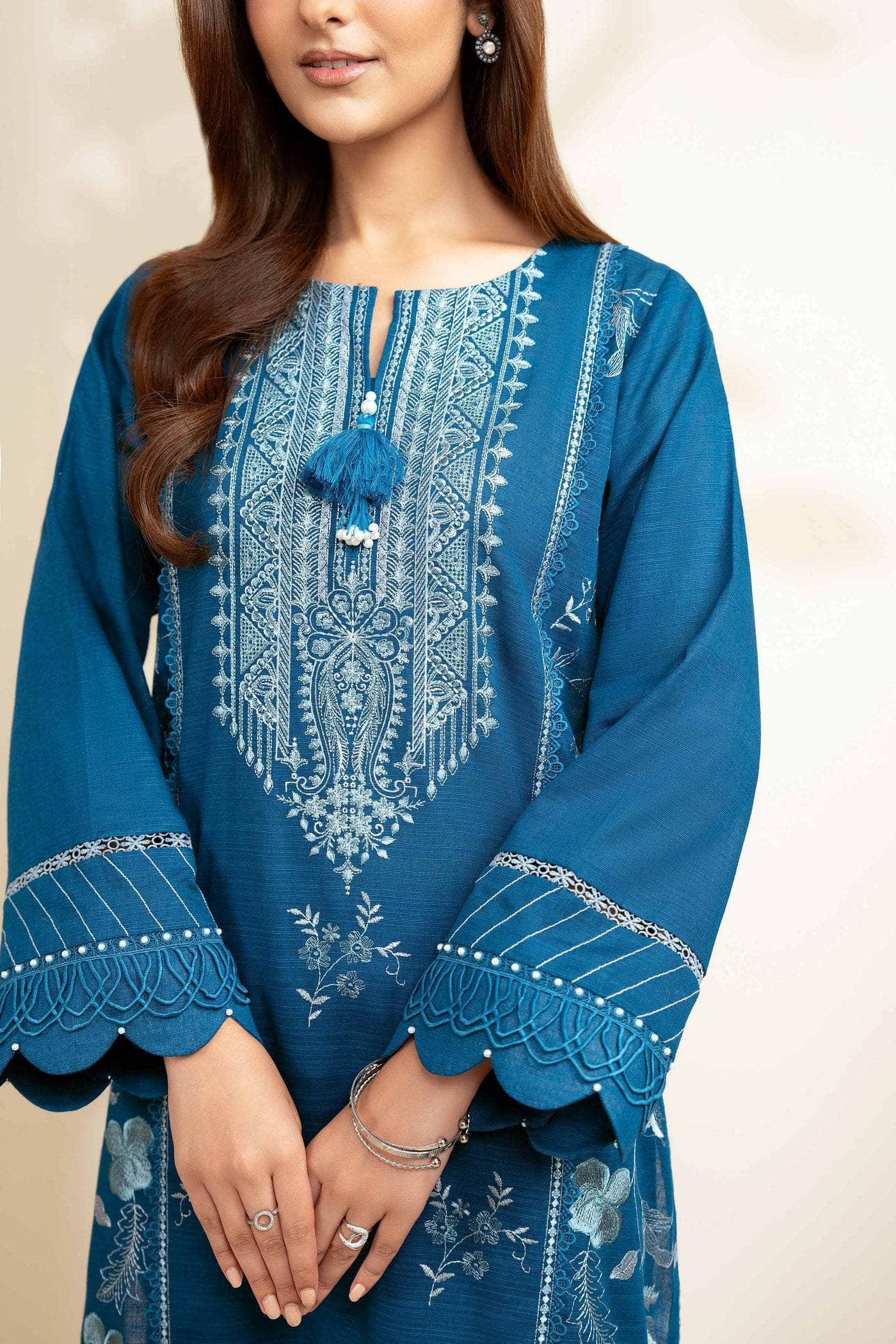 Nishat Winter 25/Printed Embroidered Suit - 42502691/Khaddar -Karandi