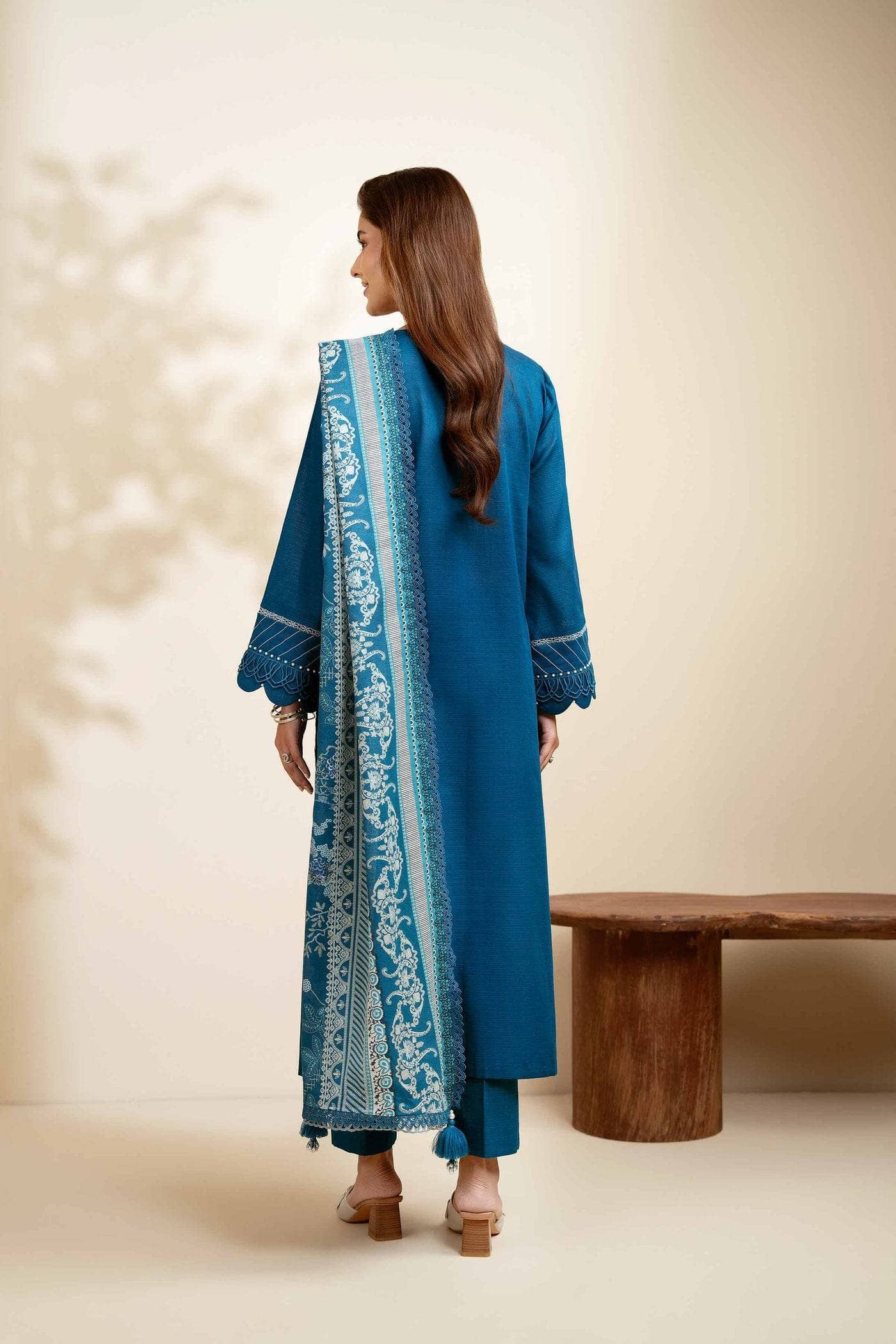 Nishat Winter 25/Printed Embroidered Suit - 42502691/Khaddar -Karandi