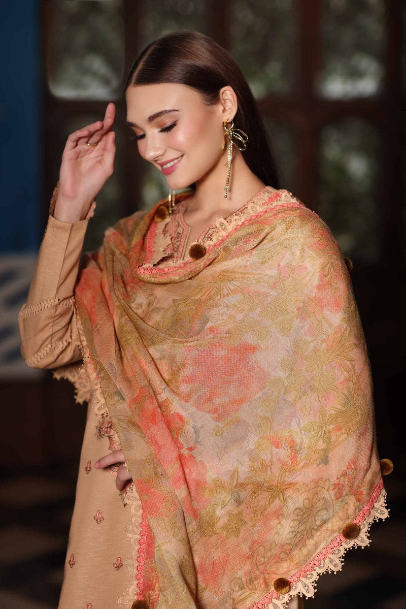 Nishat Winter 25/Digital Printed Embroidered Suit - 42502699/Karandi