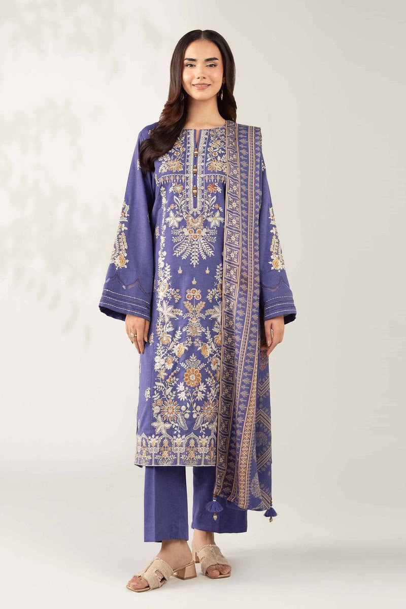 Nishat Winter 25/Digital Printed Embroidered Suit - 42502703/Karandi