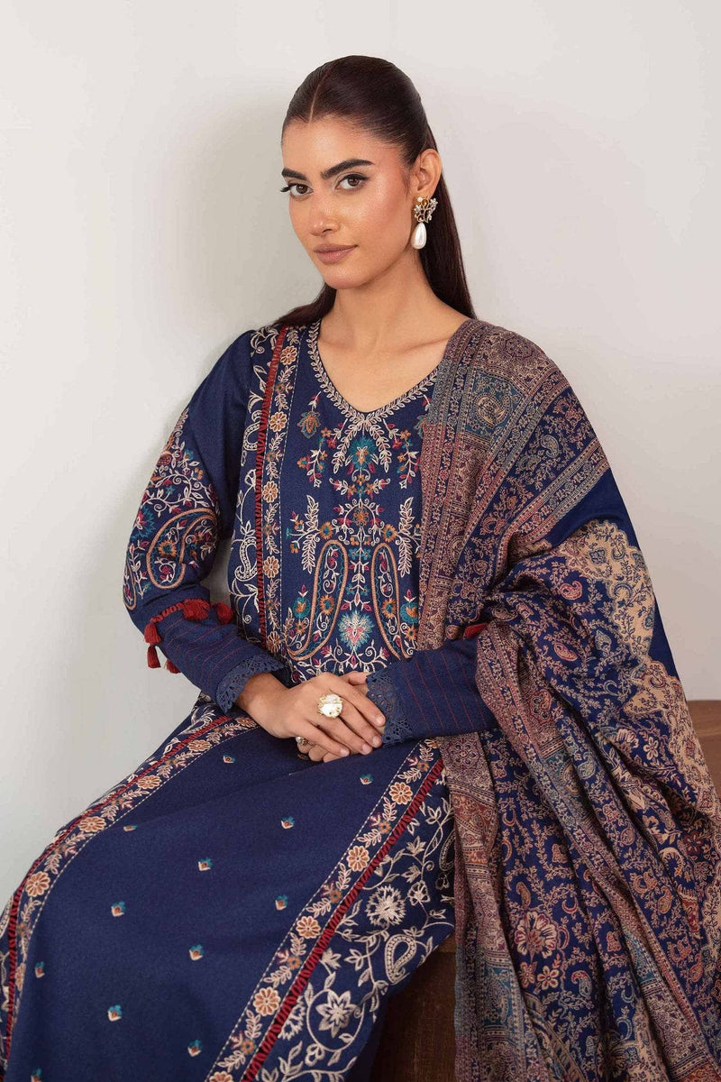 Nishat Winter 25/Embroidered Suit - 42502719/Karandi