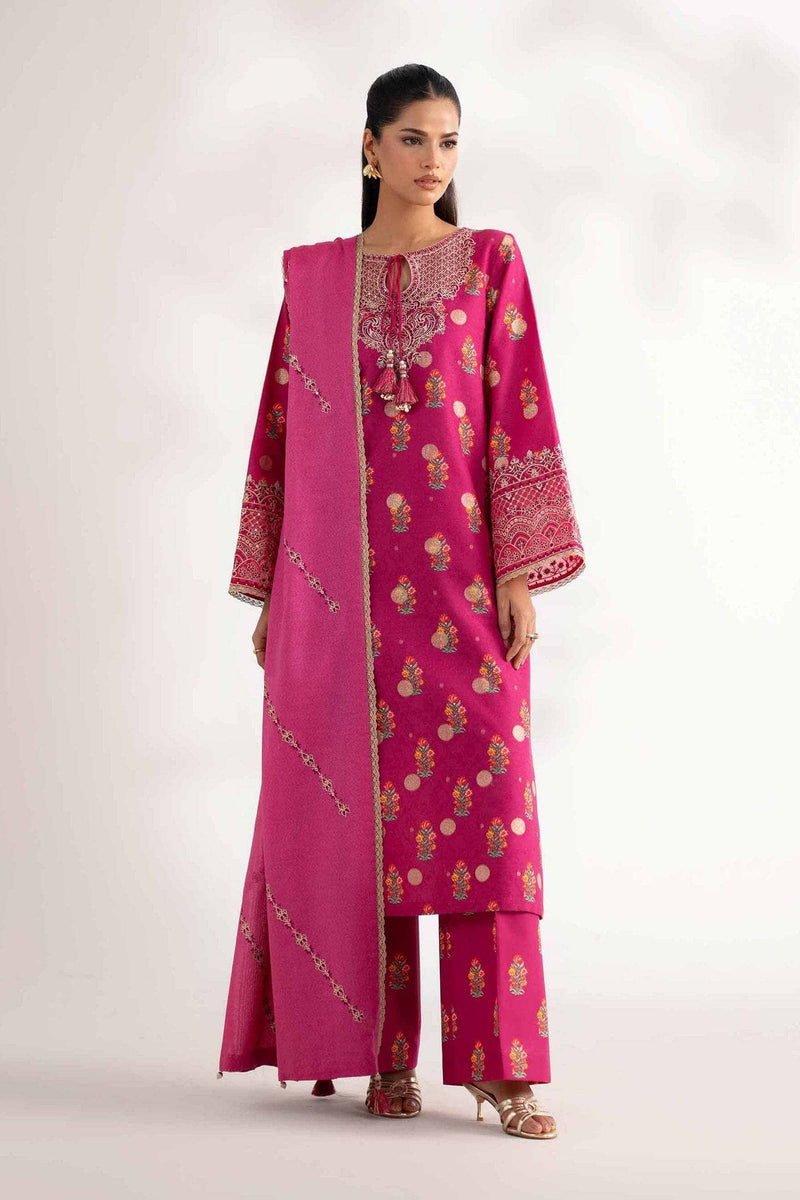 Nishat Winter 25/Digital Printed Embroidered Suit - 42502728/Karandi