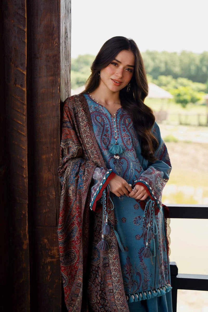 Restocked/Nishat Winter 25/Embroidered Suit - 42503674/Karandi