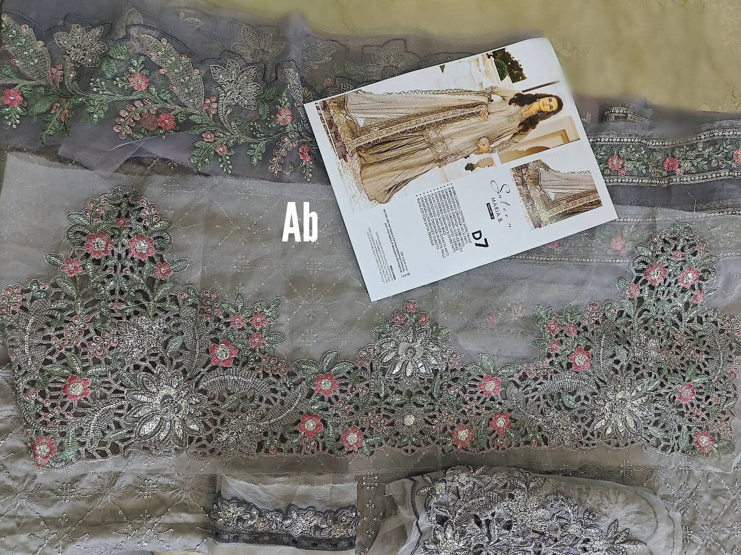 Open Pic/Restocked/Maria B Sateen Vol 2 23/Grey CST-707