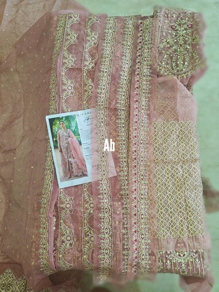 Open Pic/Qalamkar Wedding Formals/Hand Work/RF-02 SALEHA
