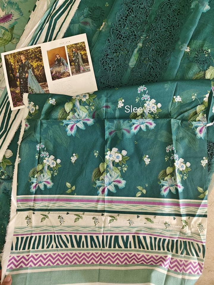 Open Pic/Elaf Chikankari/ELK-07B JADE EMBRACE/Green