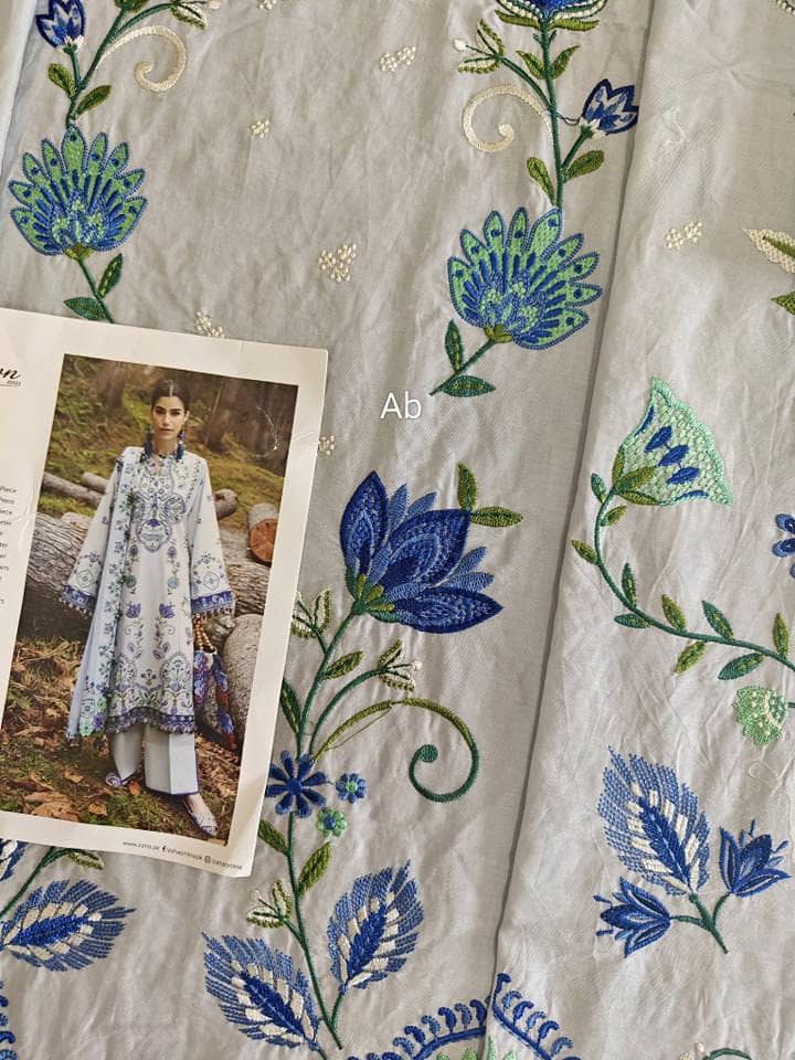 Open Pic/Zaha Festive Lawn Neelum/KASHUR (ZL25-11 A)