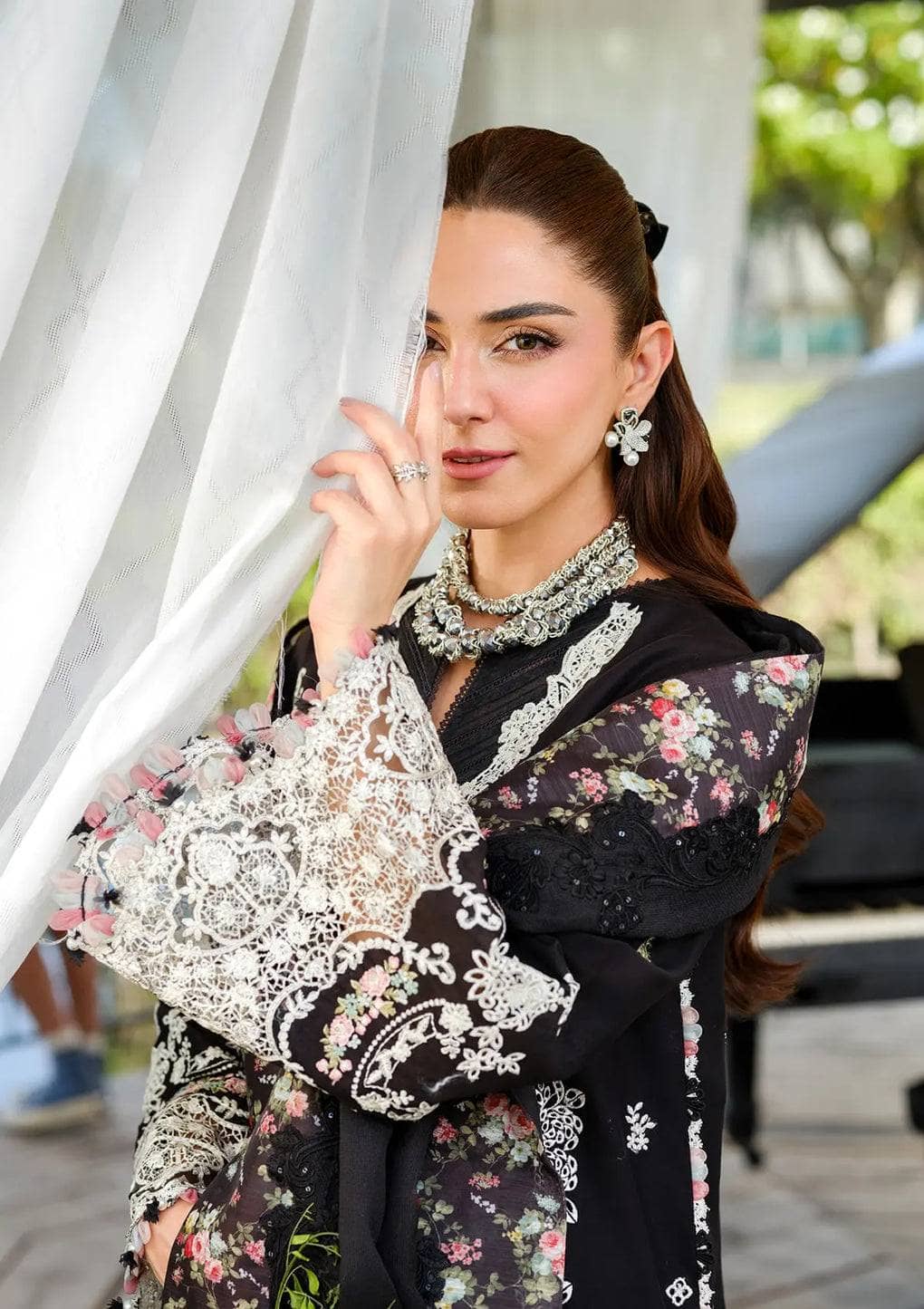 Elaf Luxury Lawn 25/ELH-6A SERENA/Black