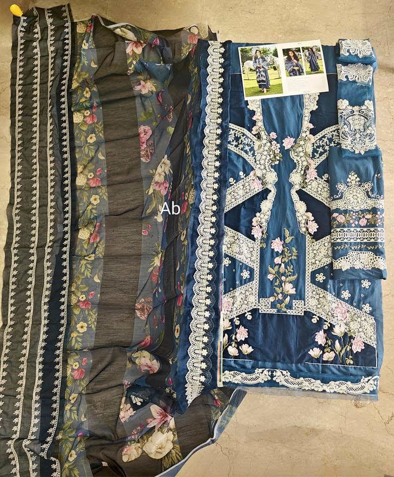 Open Pic/Elaf Luxury Lawn 25/ELH-2A ZIVA/Teal Blue