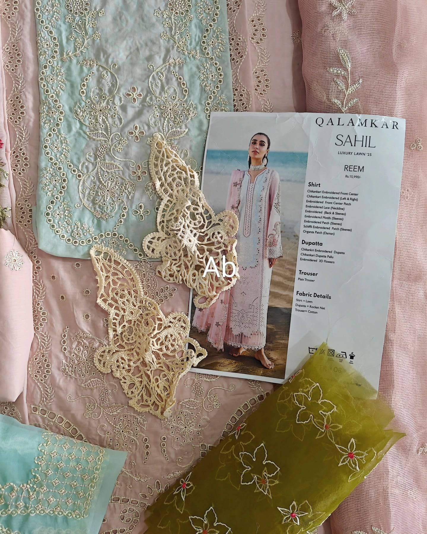 Open Pic/Qalamkar Sahil Luxury Lawn 25/FK-08 REEM