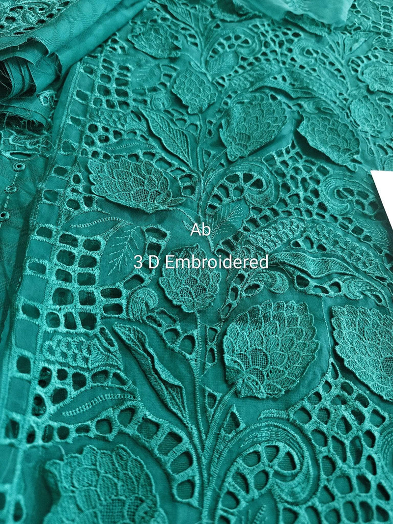 Open Pic/Maria B Luxury Lawn 25/Vol 2/D 05/Sea Green