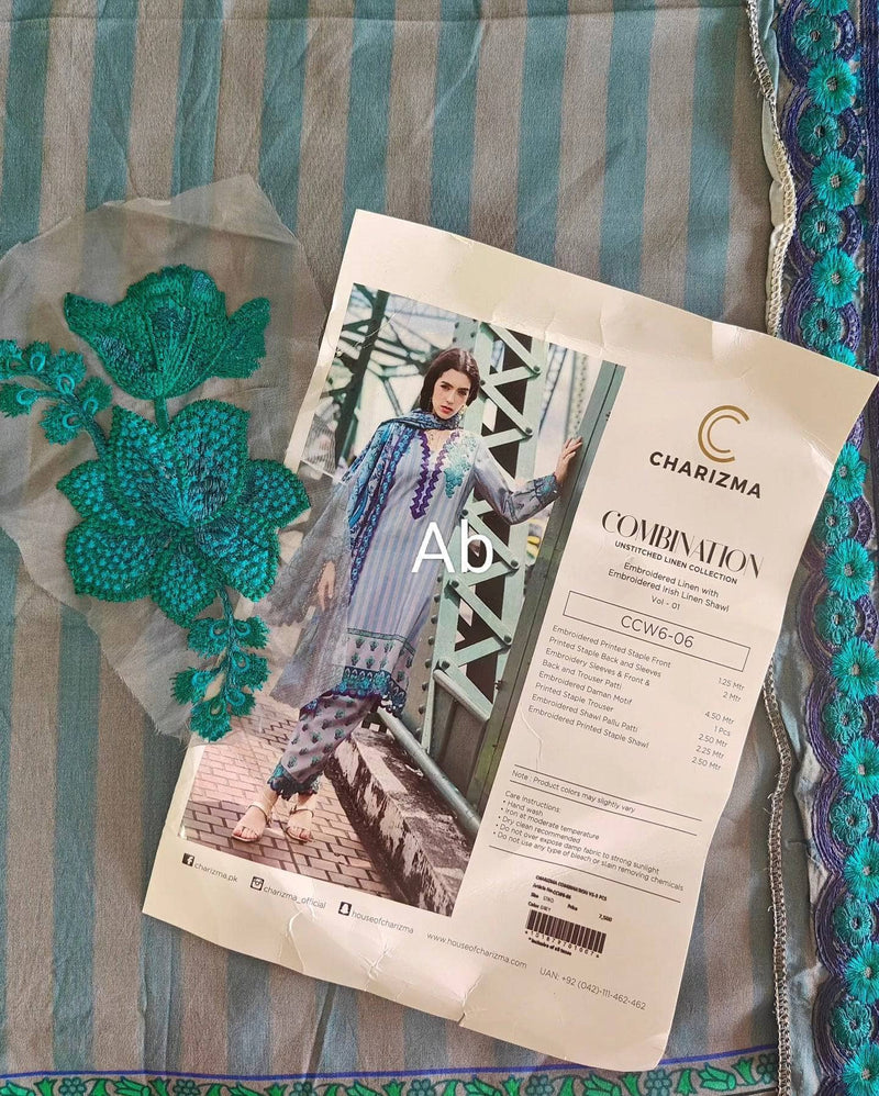 Open Pic/Charizma Combination Linen/Irish Linen Shawl